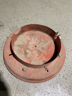 Vintage oil/grease drum dolly