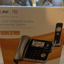 AT&T TL86109 Two-Line DECT 6.0 Phone System with Bluetooth & 1 Handset