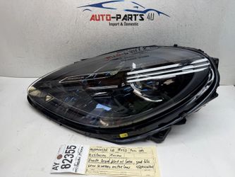 loose bezel 2019 - 2023 PORSCHE MACAN LEFT DRIVER FULL LED HEADLIGHT OEM AY82355