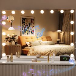 Brand New Makeup Vanity with Bluetooth