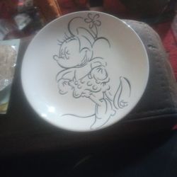 Minnie mouse plate