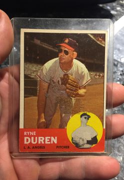 Authentic 1963 RYNE DUREN