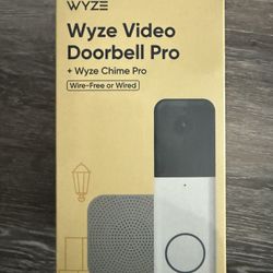 Wyze Video Doorbell Pro + Wyze Chime Pro