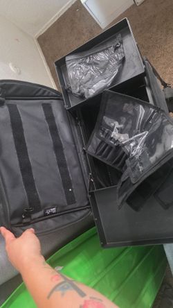 Makeup case double