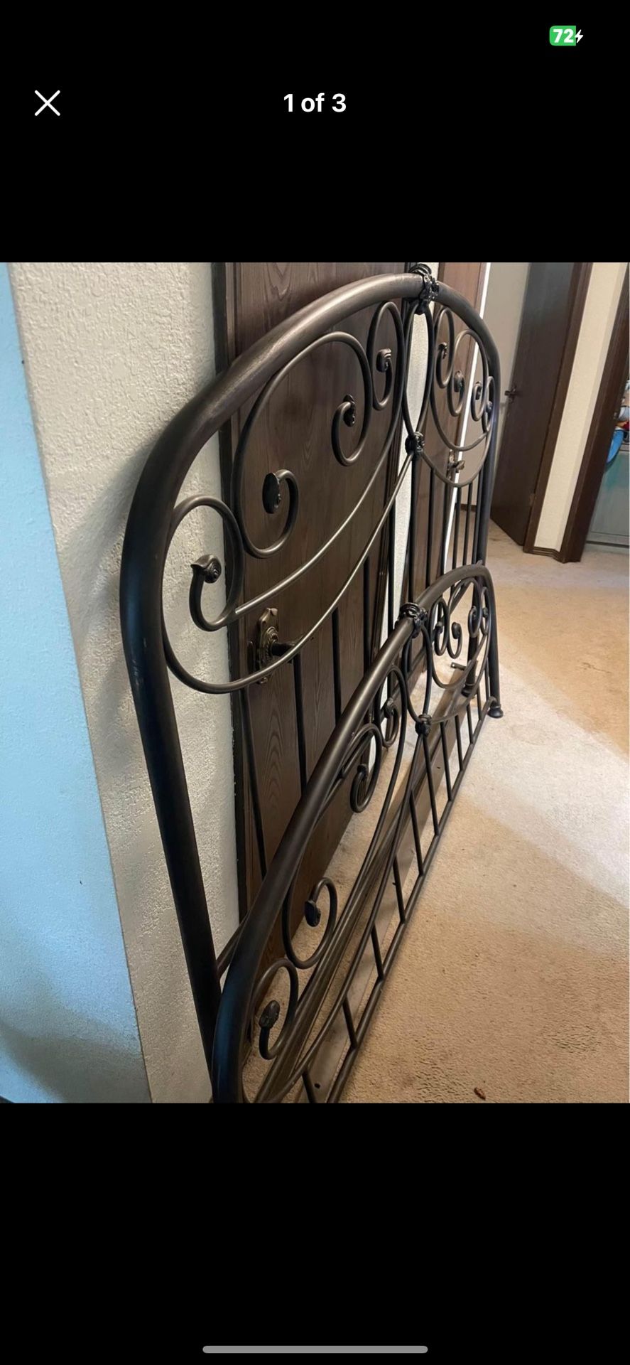 Brass Headboard Footboard King Size