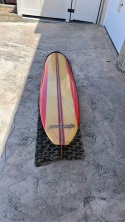 1960’s Sportflite 8’6” Solid Wood Fin Restored 