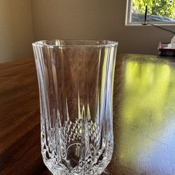 Clear patterned drinking glasses set of 24
