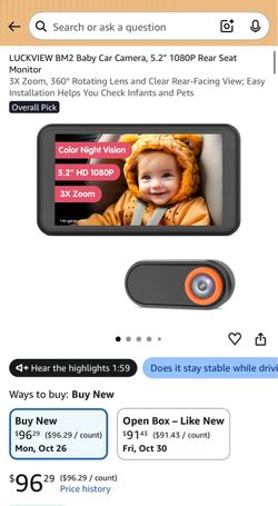 Baby Car Camera