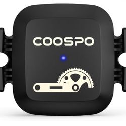 COOSPO Cadence & Speed Sensor for Cycling, Wireless Bluetooth & ANT+ Bike RPM Sensor for Cycling Computers, Compatible with IP67 / Rouvy / Zwift  Etc