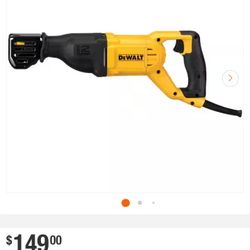DeWalt Corded Sawzall 