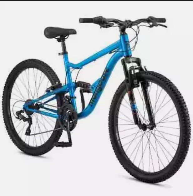 Like-New! 2025 Mongoose Limestone 26" Mountain Bike (Blue) – Asking $170 OBO**