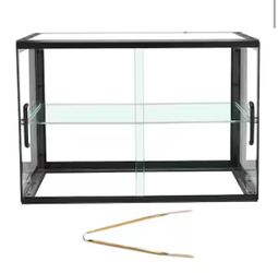 VEVOR 2-Tier Bakery Display Case Acrylic Pastry Bread Box 21.7”