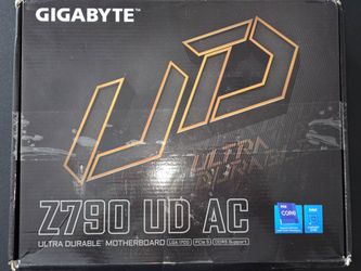 Gigabyte Z790 UD AC Intel LGA 1700 12th/13th/14th Gen CPU DDR5 ATX WiFi Bluetooth Motherboard