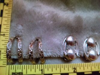 Estate piece of clip on earrings.