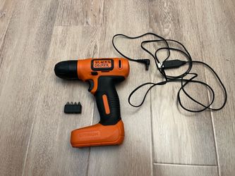 8v Black & Decker Cordless Drill with Lithium Battery