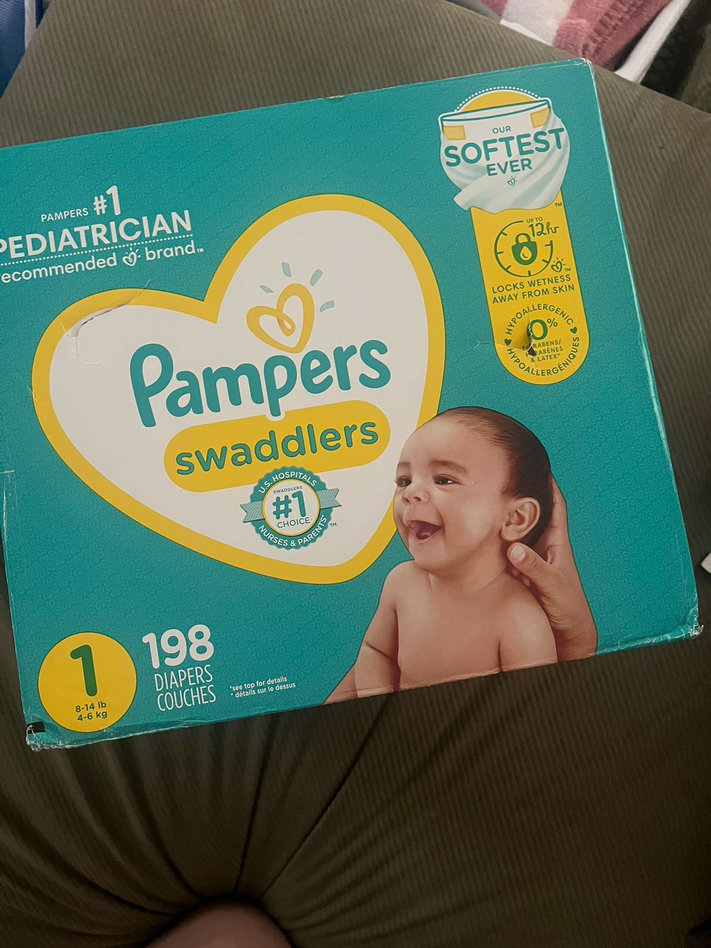 Pampers Swaddlers 198 Count