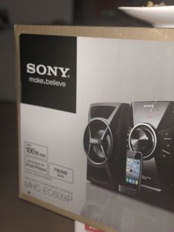 Sony speaker with dock