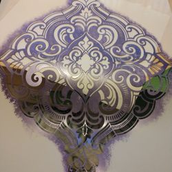 Large Plaid Stencil