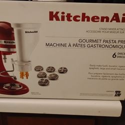 Kitchen Aid Gourmet Pasta Press 6 Pc