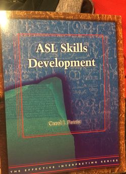ASL book with dvd included