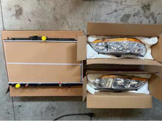 2000 Honda Accord V6 Headlights + Radiator (New Open Box)