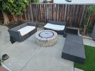 Rattan 7-Piece Outdoor Patio Furniture Set