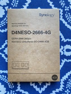 Synology D4NESO-2666-4G DDR4 SO-DIMM 4GB