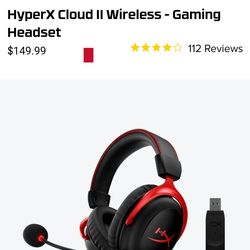 HyperX Cloud 2 Wireless Gaming Headset [NEW!!!]