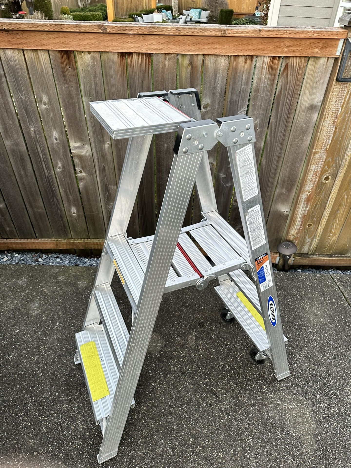 Ladder Good For Painting Inside or Outside! very Sturdy!