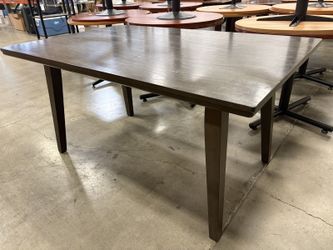 MING YOU FURNITURE Grey Wash Shaker Style Classic Dining Room Table