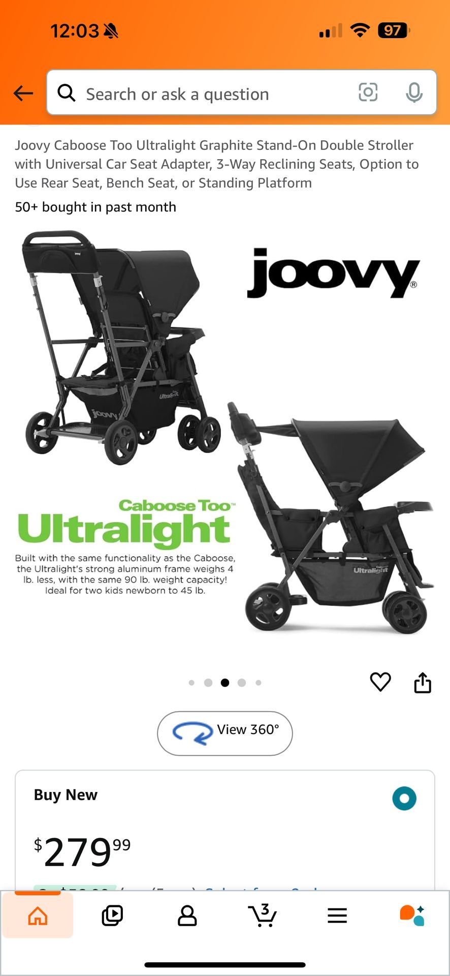 Joovy Caboose Ultralight