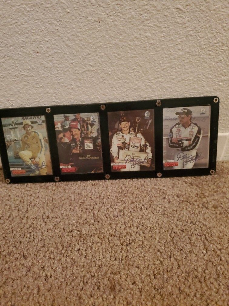 Dale Earnhardt Signed Collection Cards