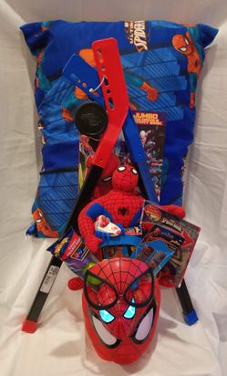 SPIDERMAN BIRTHDAY BASKET