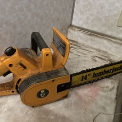 Electric Chain Saw. 
