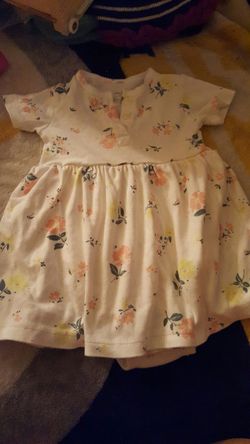12 months dress onesie $2