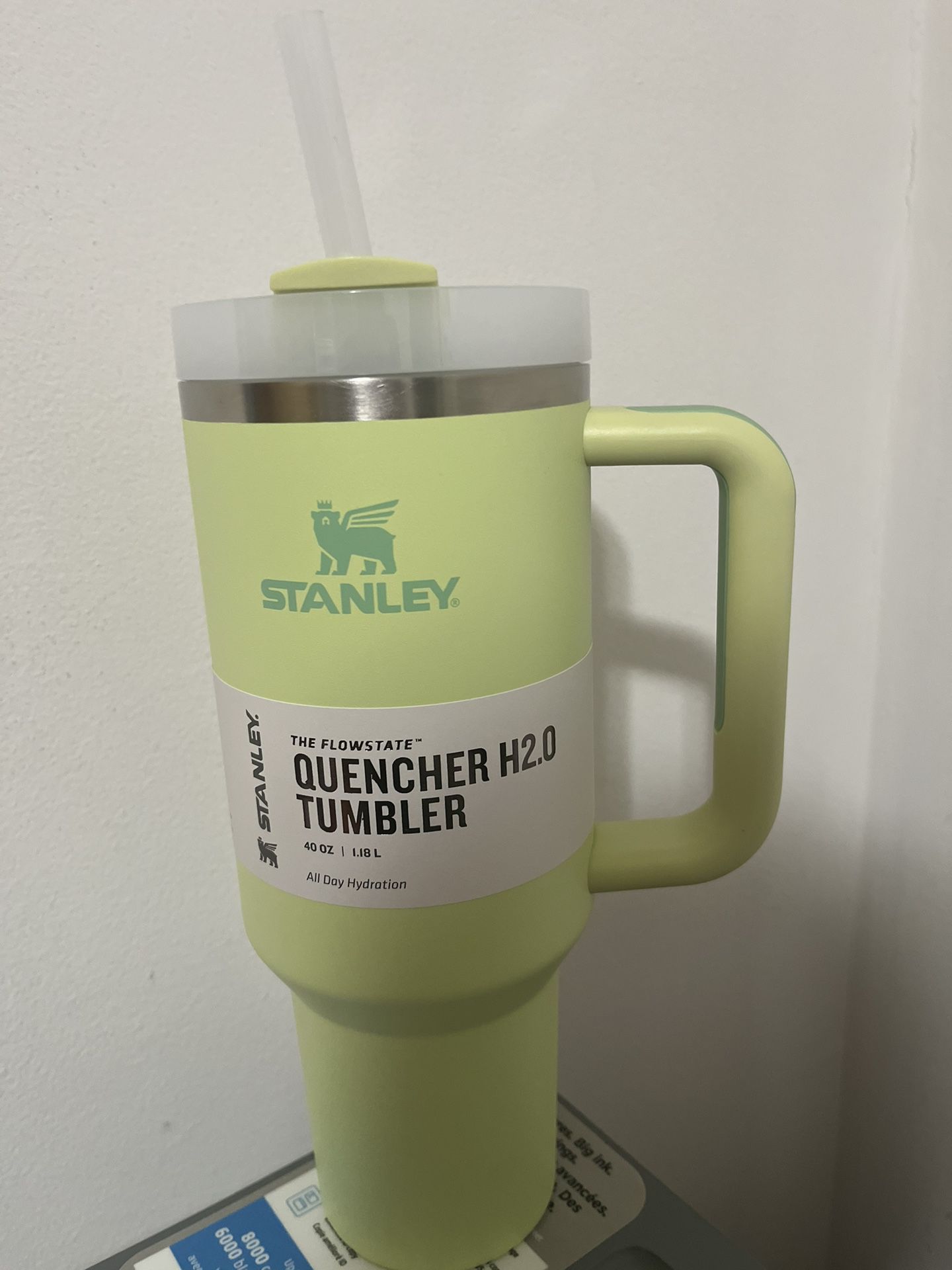 Stanley Quencher Recycled Stainless Steel Flowstate Tumbler, 1.18L, Citron