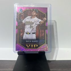 Nick Kurtz Baseball Card 