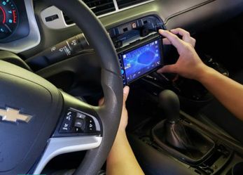 Car stere alarm stereo tint