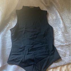 Bodysuit, black, never worn, size small
