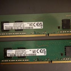2x 8 Gb Ram Sticks