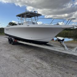 Pro Line 32 Ready To Water Motors Like New Condition Trailer Include 