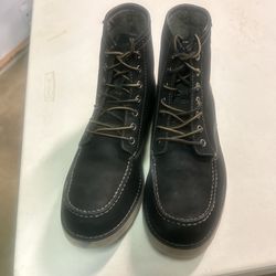 Eastland Lumber Up Boots , Black Suede. 11.5