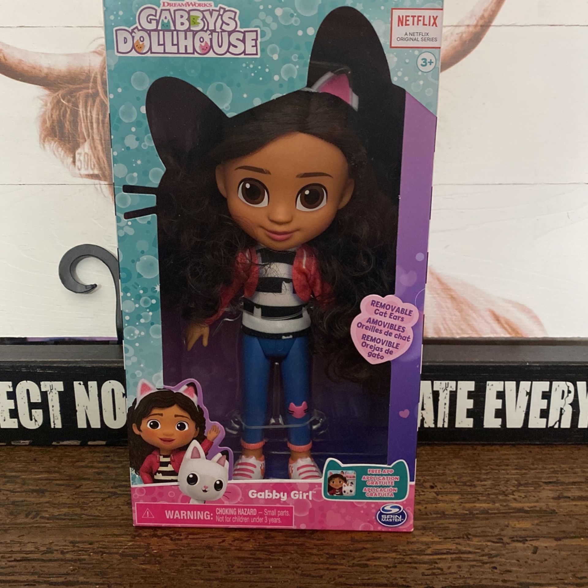 GABBY's Dollhouse 8 Gabby Doll Removable Cat Ears Netflix Toy