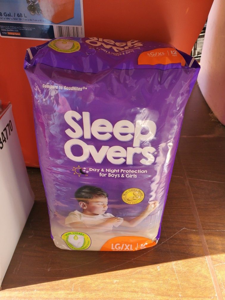 Sleepovers By Cuties Lg/Xl 12 Count
