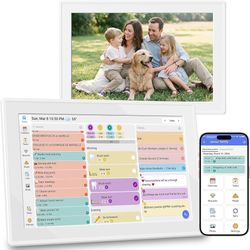 Brand new in box Digital Calendar 10.1" Touchscreen, Smart Electronic Wall Organizer, Chore List, Meal & Family Task Manager, Third-Party Calendar Syn