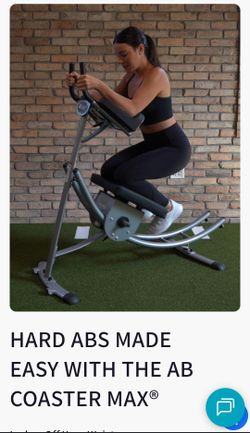Silver and black Ab Coaster MAX core exercise