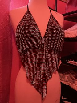 Brand New With Tags Sparkly New Years Eve Halter Top