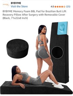 BYBYME Memory Foam BBL Recovery Pillow