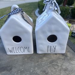 Rae Dunn Birdhouses 