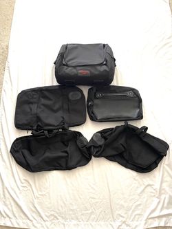 Brand new Harley Davidson luggage: includes- tour PAC bag, tour bags, and large, second seat bag